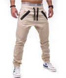 Men's Tether Double Zipper Casual Pants FLZH-8812