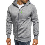 Men's Sports Casual Hooded Coats FLZH-ZW67