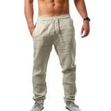 Men Solid Color Simple Casual Pants FLZH-ZK61