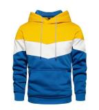 Street Casual Colorblock Hooded Sports Sweatshirt FLZH-ZW105