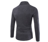 Men's Fashion Slim Knit Sweater Coat FLZH-G513