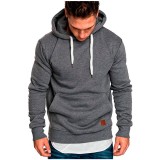 Men's Solid Color Outdoor Fitness Casual Sports Sweatshirts FLZH-ZW52