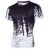 Men Fashion Printed Short Sleeve T-Shirts FLZH-ZT69
