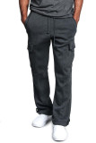Men Loose Solid Color Casual Pants FLZH-ZK25