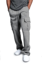 Men Loose Solid Color Casual Pants FLZH-ZK25