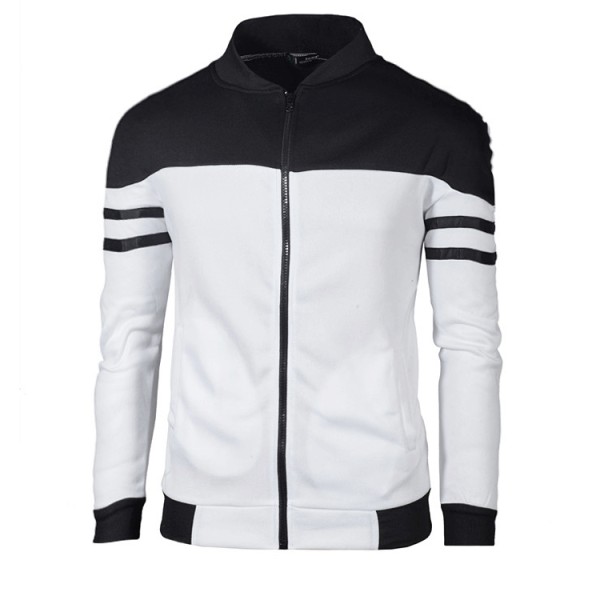 Men's Casual Fashion Color Block Coats FLZH-G508