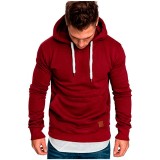Men's Solid Color Outdoor Fitness Casual Sports Sweatshirts FLZH-ZW52
