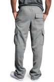 Men Loose Solid Color Casual Pants FLZH-ZK25