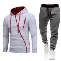 Men's Outdoor Casual Zip Sports Sweatshirt Sets FLZH-W01-ZK75