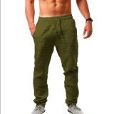 Men Solid Color Simple Casual Pants FLZH-ZK61