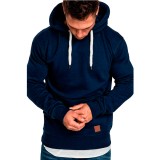 Men's Solid Color Outdoor Fitness Casual Sports Sweatshirts FLZH-ZW52