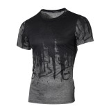 Men Fashion Printed Short Sleeve T-Shirts FLZH-ZT69