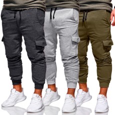 Men Fashion Tethered Multi-Pocket Pants FLZH-ZK16