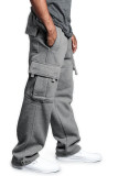 Men Loose Solid Color Casual Pants FLZH-ZK25