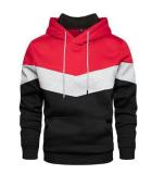 Street Casual Colorblock Hooded Sports Sweatshirt FLZH-ZW105