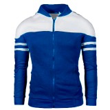 Men's Casual Fashion Color Block Coats FLZH-G508