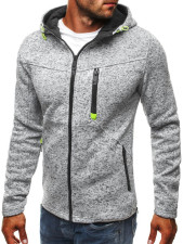 Men Sports Casual  Zipper Hooded Coats FLZH-ZW01