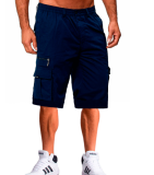 Men's Casual Outdoor Fitness Pocket Loose Straight Shorts FLZH-ZK80