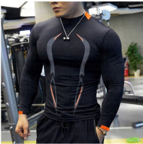 Men's Fitness Sports Training Fashion Long Sleeve Top FLZH-ZT152