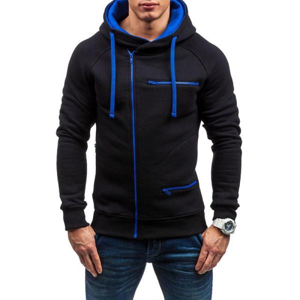 Men's Sports Casual Zipper Hooded Coats FLZH-ZW63