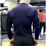 Men's Fitness Sports Training Fashion Long Sleeve Top FLZH-ZT152