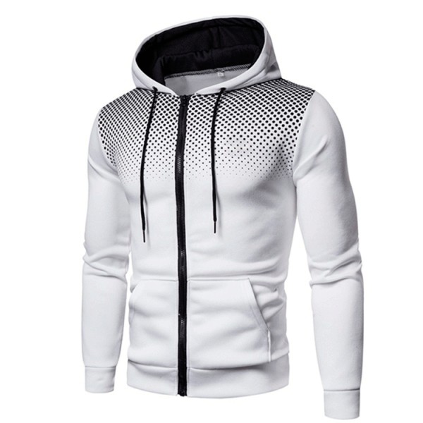 Men Printed Casual Hooded Coats FLZH-ZW99