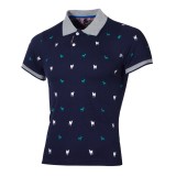 Men's Print Lapel Casual Short Sleeve POLO FLZH-ZT67