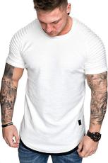 Men Solid Fashion Short Sleeve T-Shirts FLZH-ZT106