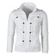 Men Fashion Zipper Solid Color Coats FLZH-W-70