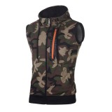 Men Camouflage Casual Zip Hooded Vest FLZH-ZW28