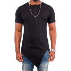 Men's Fashion Irregular Short Sleeve T-shirt FLZH-ZT13