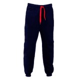Men Solid Lace Up Sport Casual Pants FLZH-ZK35