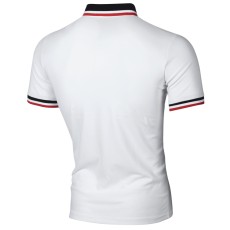Men Neckline Splicing Short Sleeve Casual Polo FLZH-ZT66