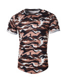 Men's Casual Camouflage Short Sleeve T-shirt FLZH-ZT20