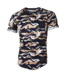 Men's Casual Camouflage Short Sleeve T-shirt FLZH-ZT20