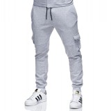 Men's Drawstring Solid Color Sports Casual Pants FLZH-ZK59