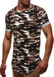 Men's Casual Camouflage Short Sleeve T-shirt FLZH-ZT20