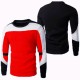 Men Color Block Long Sleeve Sweatshirt FLZH-ZW97