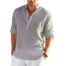 Men's Loose Casual Solid Color Top FLZH-ZT167