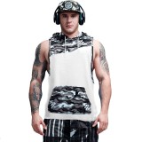 Men's Casual Sports Camouflage Colorblock Vest FLZH-ZT109