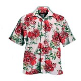 Men Printed Casual Short Sleeve Shirt Top FLZH-ZT165