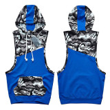 Men's Casual Sports Camouflage Colorblock Vest FLZH-ZT109