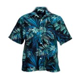 Men Printed Casual Short Sleeve Shirt Top FLZH-ZT165