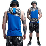 Men's Casual Sports Camouflage Colorblock Vest FLZH-ZT109