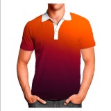 Men's Summer Print Casual Short Sleeve Top FLZH-ZT160
