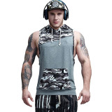 Men's Casual Sports Camouflage Colorblock Vest FLZH-ZT109