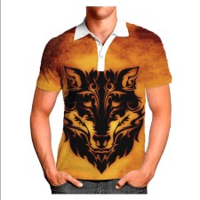 Men's Summer Print Casual Short Sleeve Top FLZH-ZT160