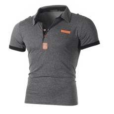 Men Casual Short Sleeve Lapel T-Shirts FLZH-ZT10