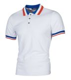 Men's Patchwork Lapel Short Sleeve POLO FLZH-ZT55