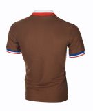 Men's Patchwork Lapel Short Sleeve POLO FLZH-ZT55